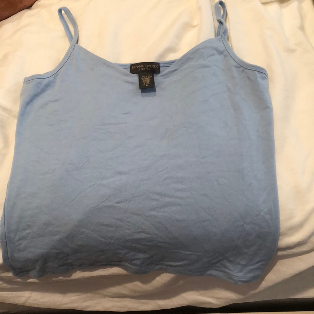 Banana republic blue cami M super soft  worn once